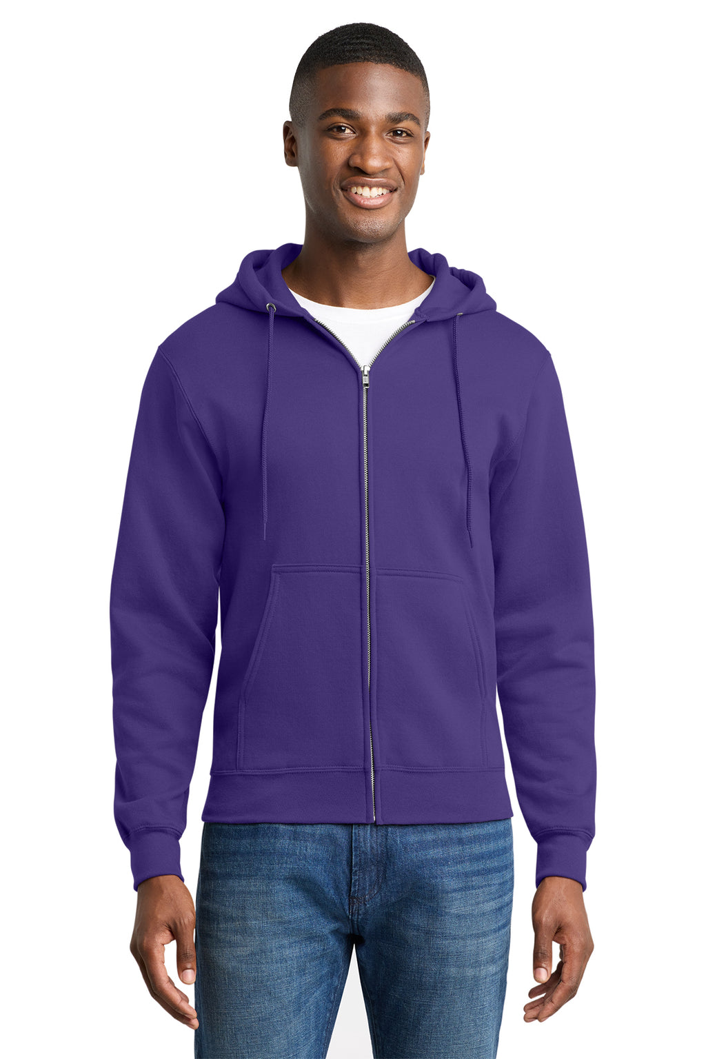 Port & Co™ Core Fleece Full-Zip Hooded Sweatshirt