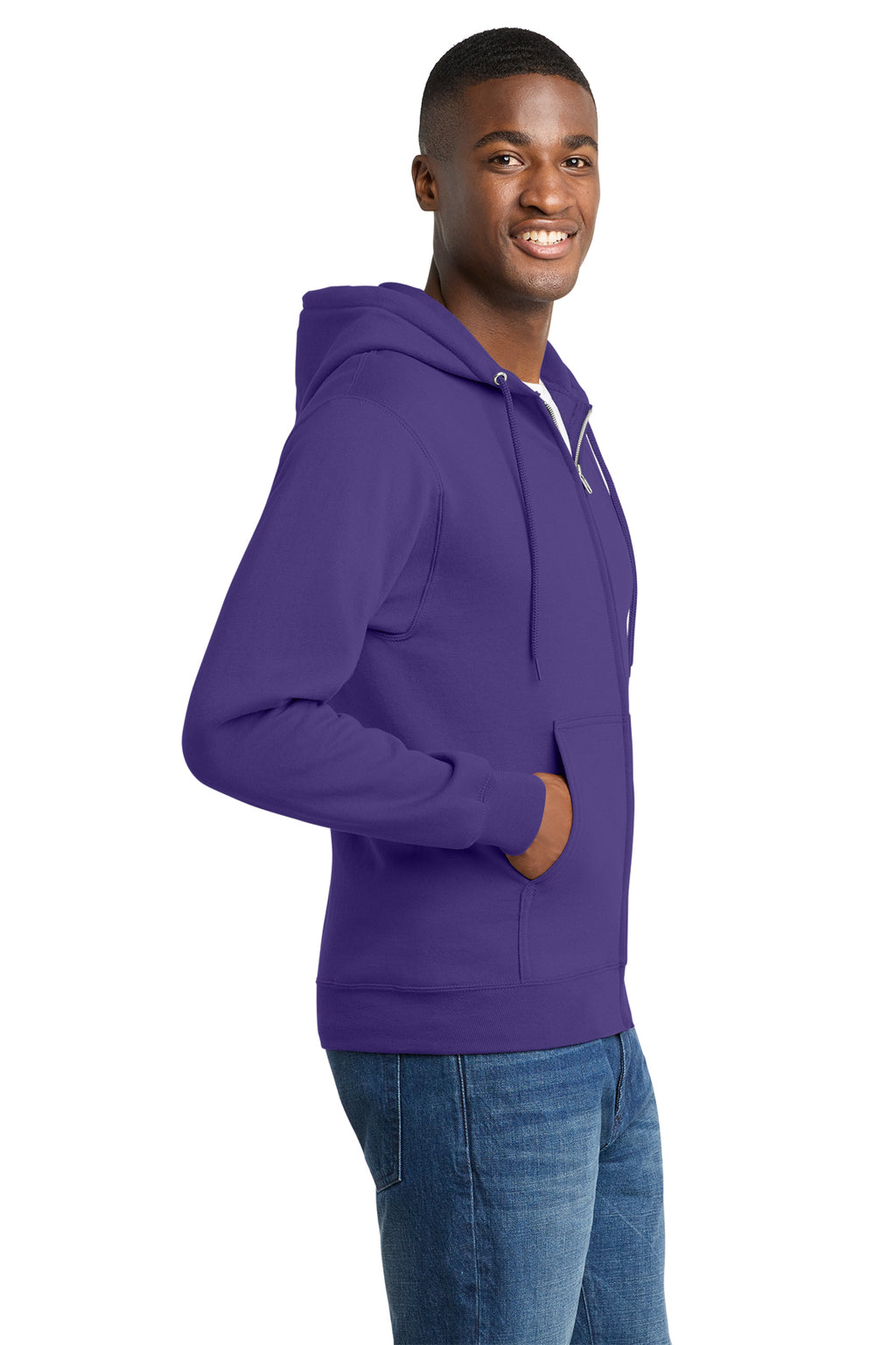 Port & Co™ Core Fleece Full-Zip Hooded Sweatshirt
