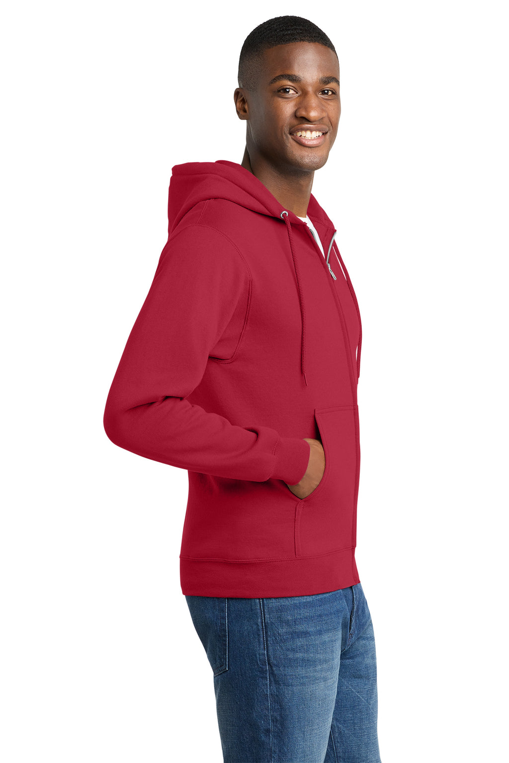 Port & Co™ Core Fleece Full-Zip Hooded Sweatshirt