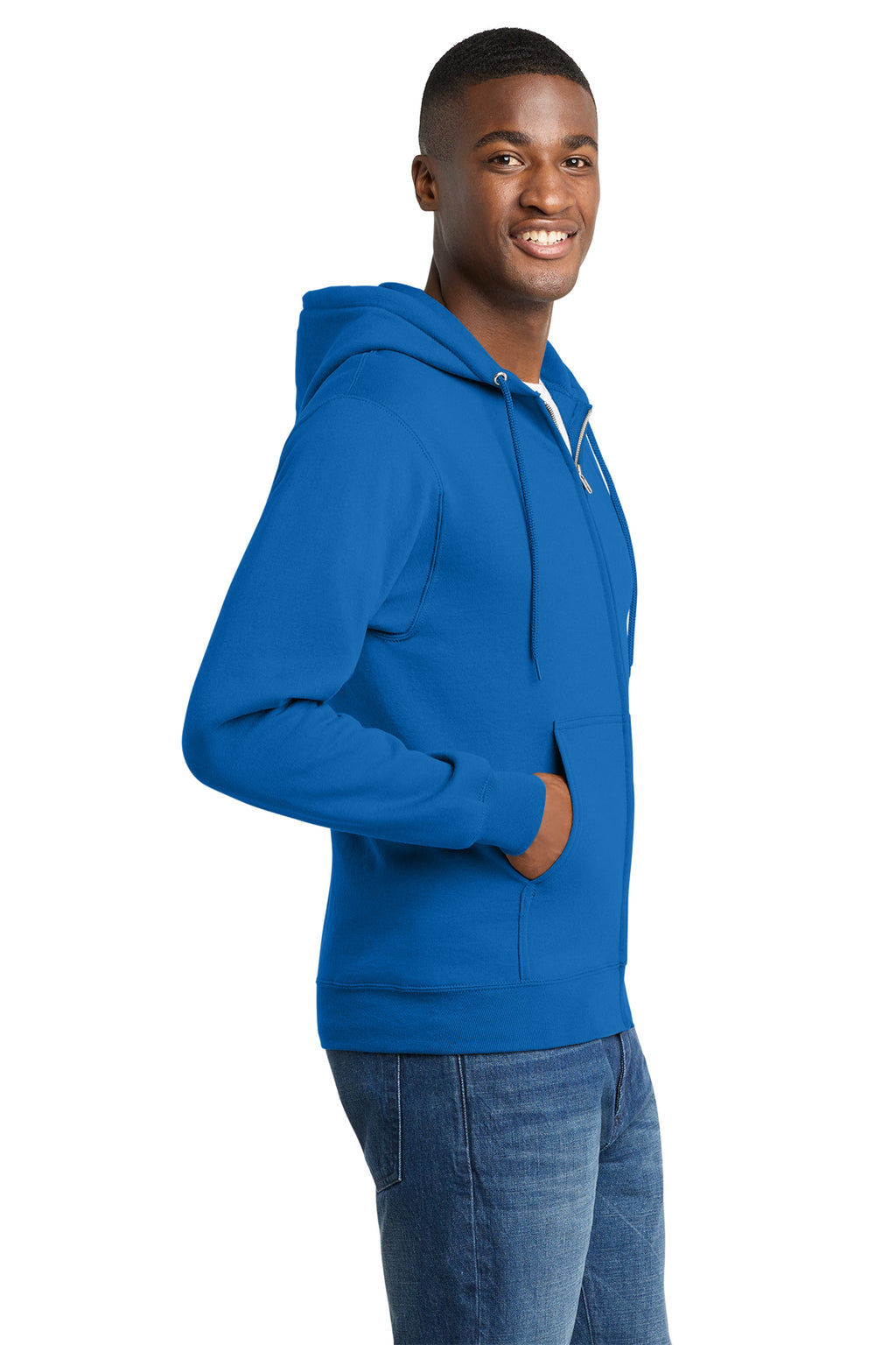 Port & Co™ Core Fleece Full-Zip Hooded Sweatshirt