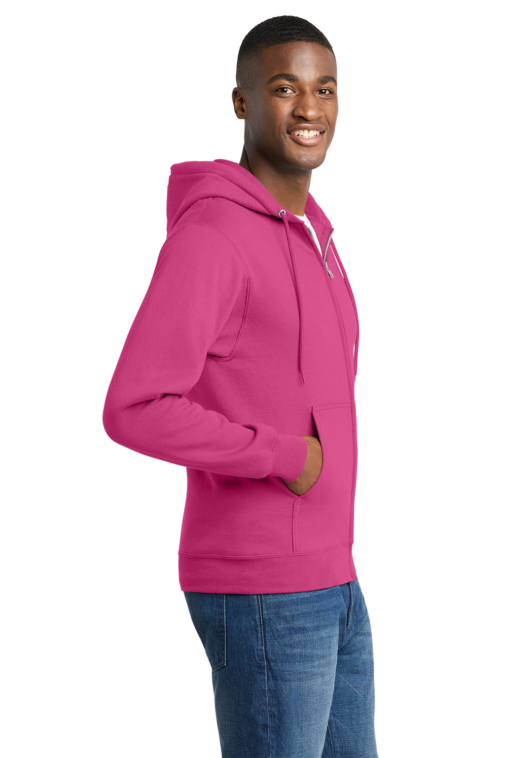 Port & Co™ Core Fleece Full-Zip Hooded Sweatshirt