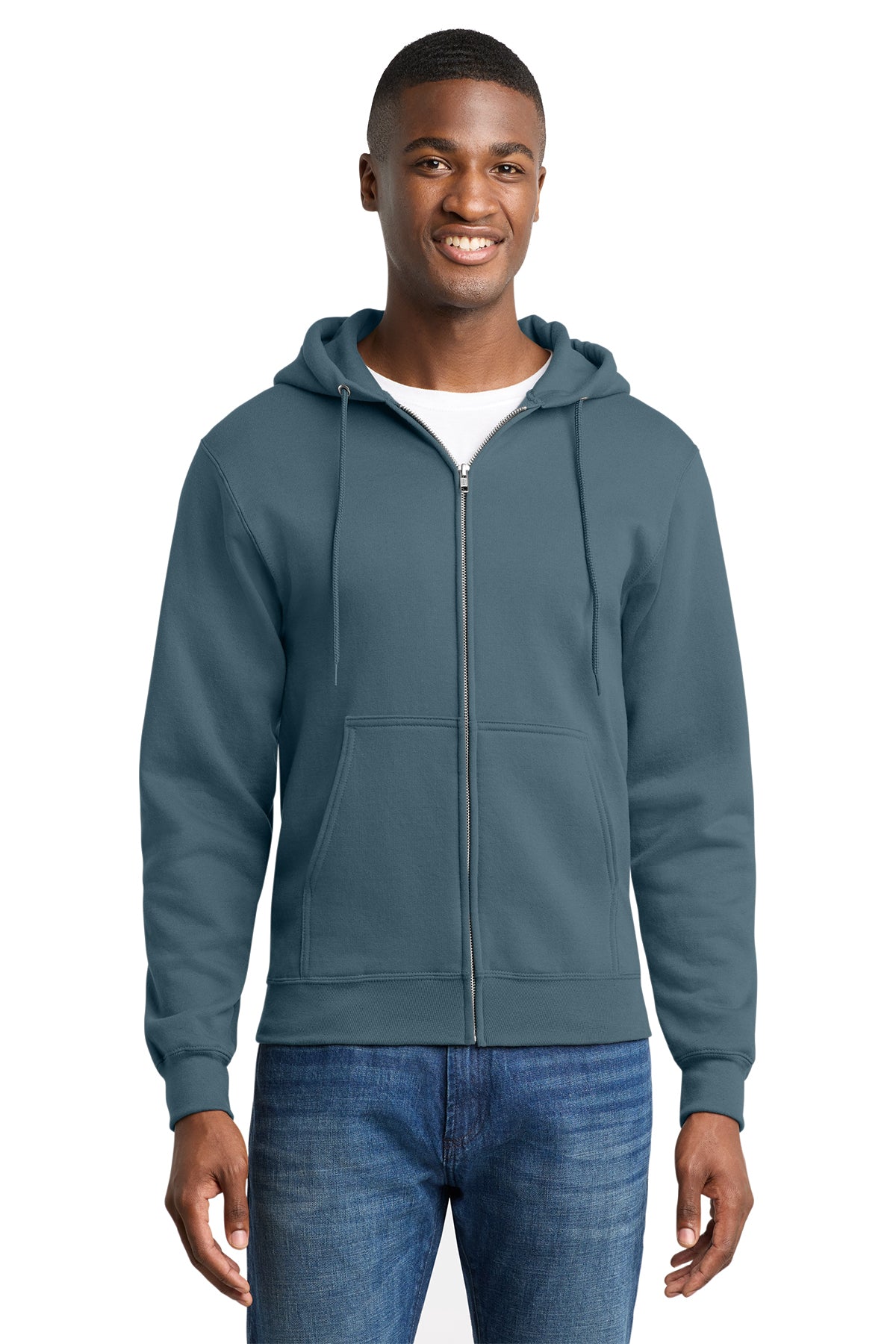Port & Co™ Core Fleece Full-Zip Hooded Sweatshirt