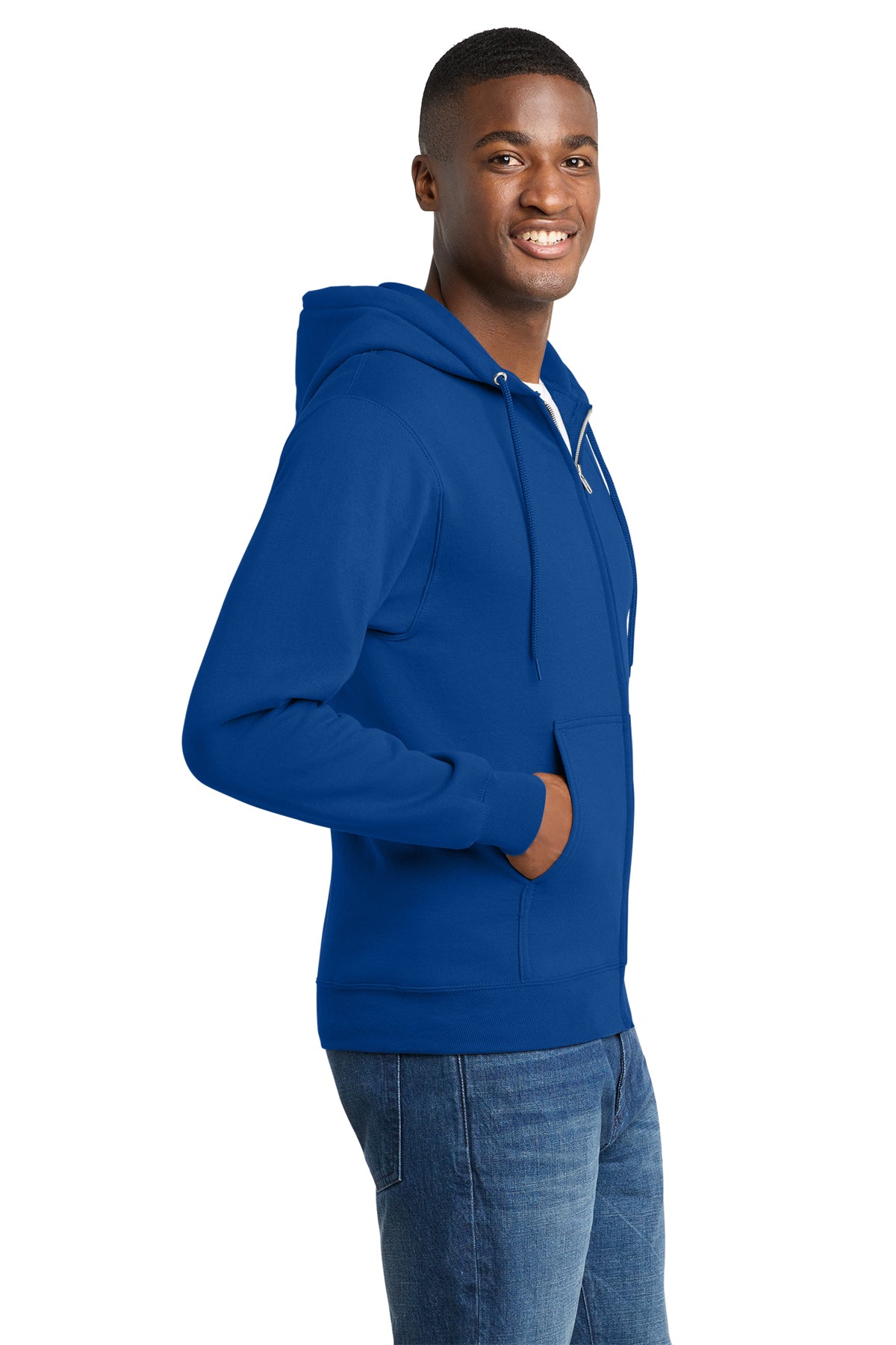 Port & Co™ Core Fleece Full-Zip Hooded Sweatshirt