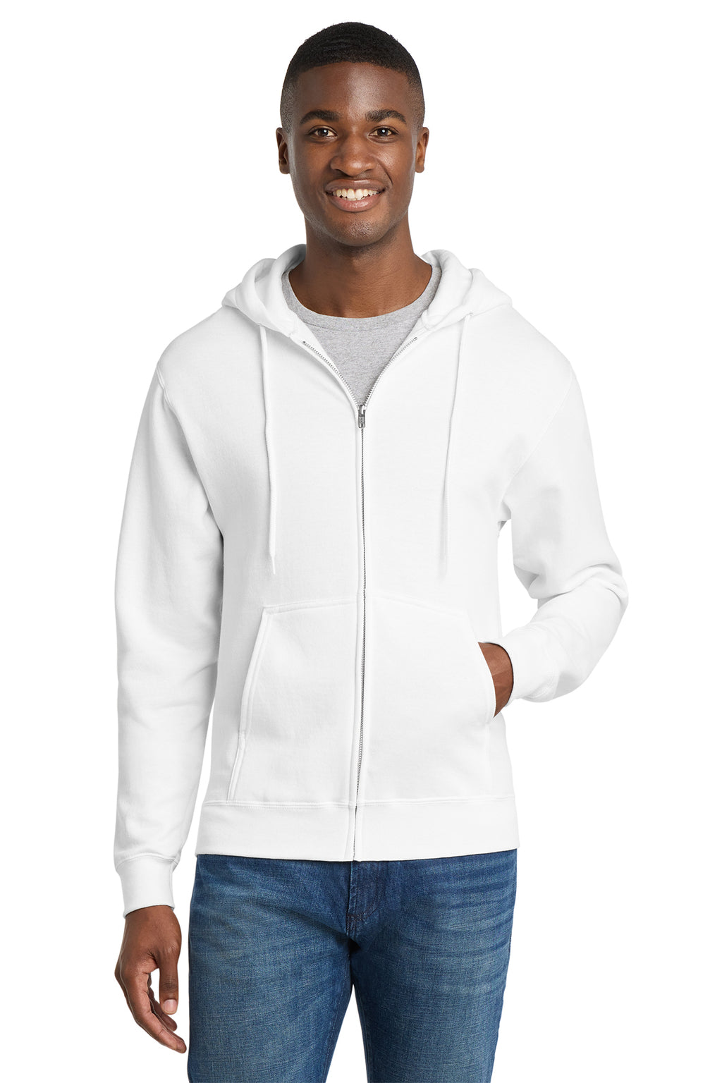 Port & Co™ Core Fleece Full-Zip Hooded Sweatshirt