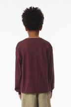 BELLA+CANVAS® Youth 6-Ounce Heavyweight Long Sleeve Tee