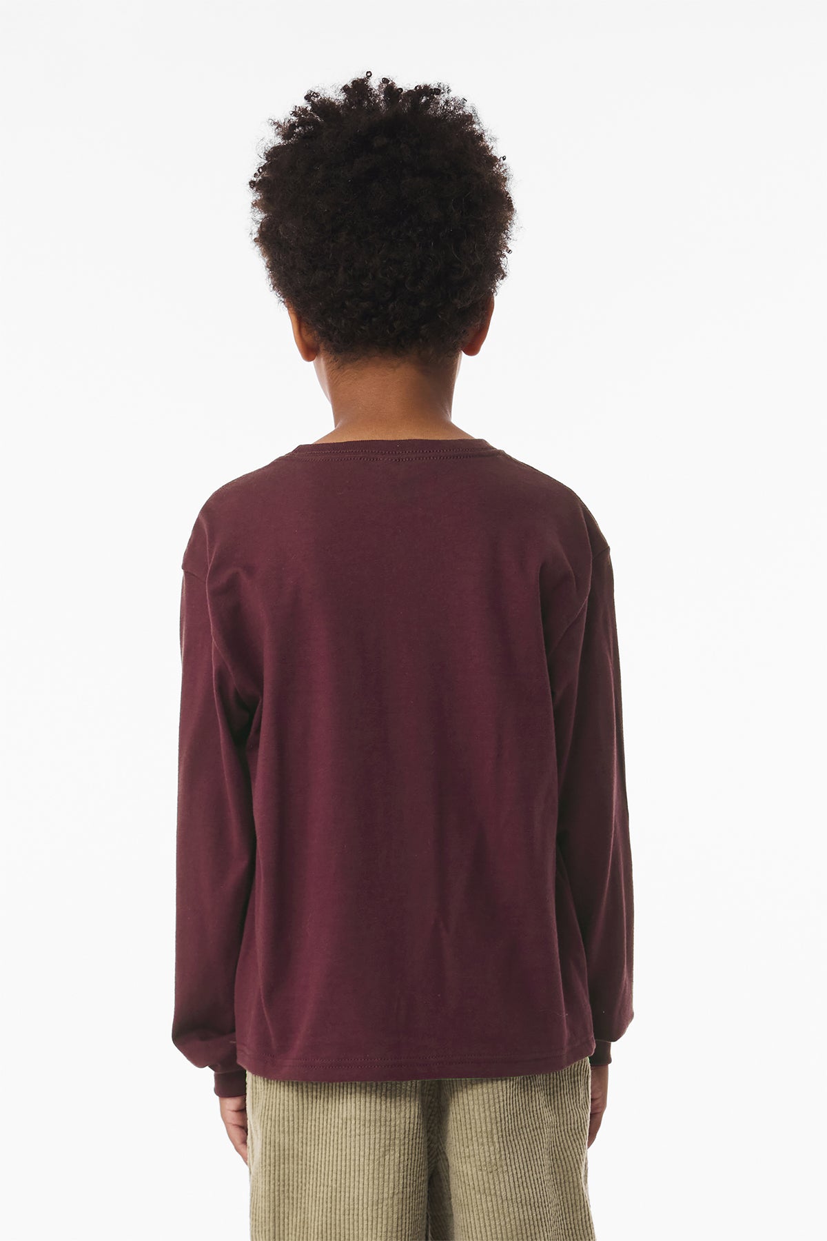 BELLA+CANVAS® Youth 6-Ounce Heavyweight Long Sleeve Tee