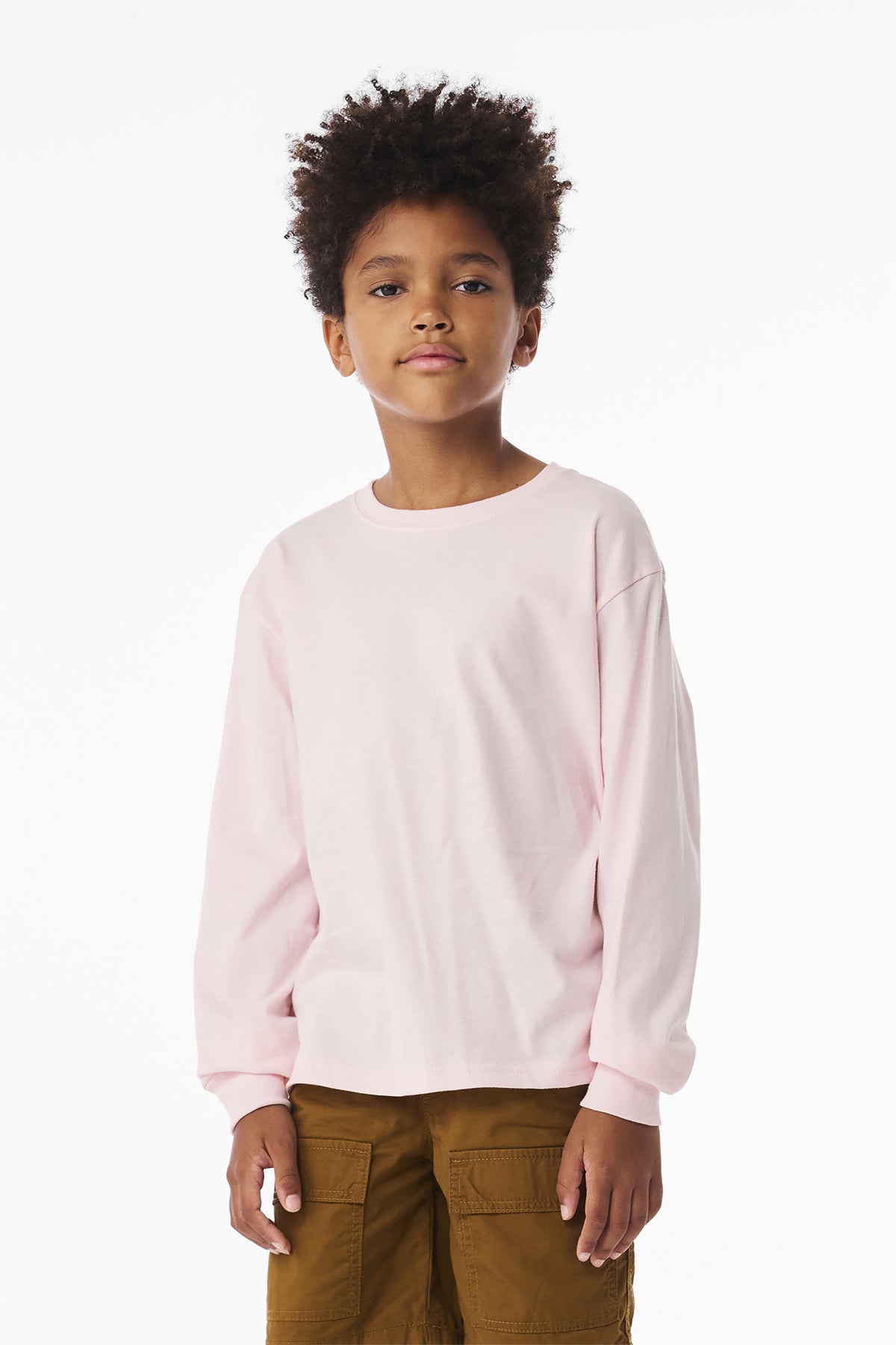 BELLA+CANVAS® Youth 6-Ounce Heavyweight Long Sleeve Tee