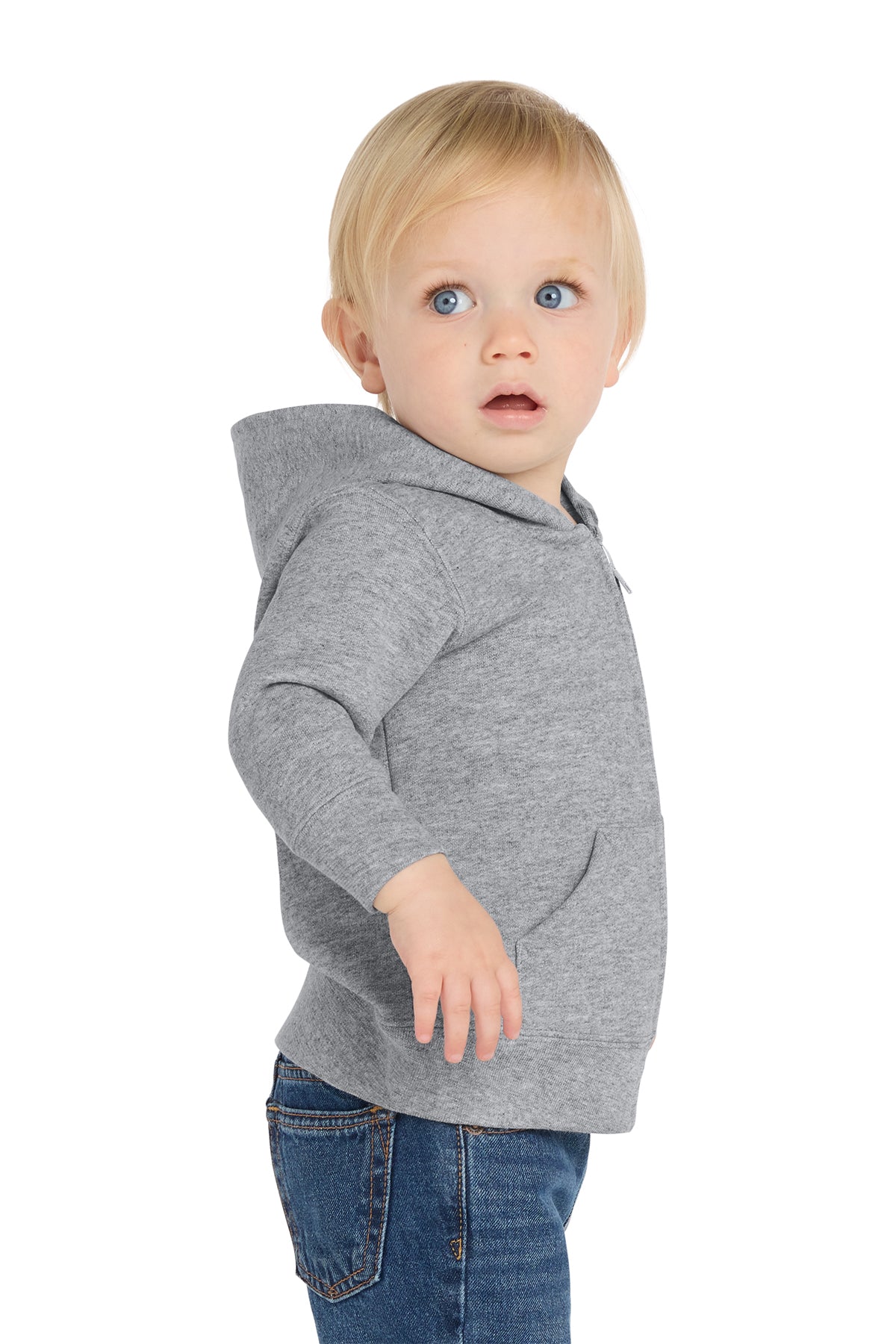 Port & Co™ Infant Core Fleece Full-Zip Hooded Sweatshirt