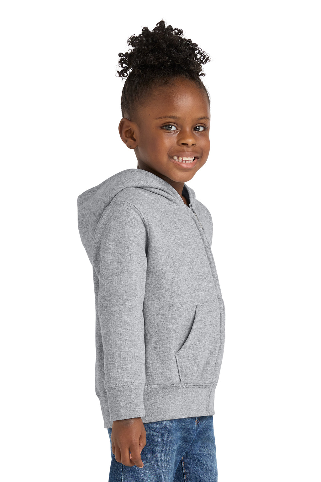 Port & Co™ Toddler Core Fleece Full-Zip Hooded Sweatshirt