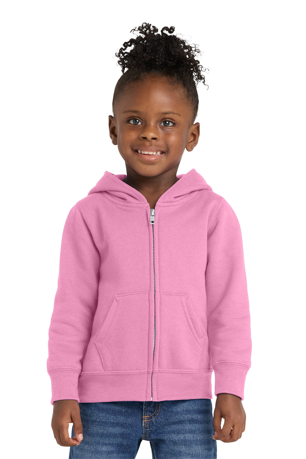 Port & Co™ Toddler Core Fleece Full-Zip Hooded Sweatshirt