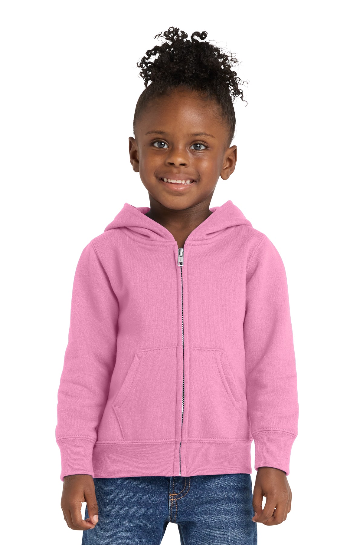 Port & Co™ Toddler Core Fleece Full-Zip Hooded Sweatshirt