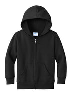 Port & Co™ Toddler Core Fleece Full-Zip Hooded Sweatshirt