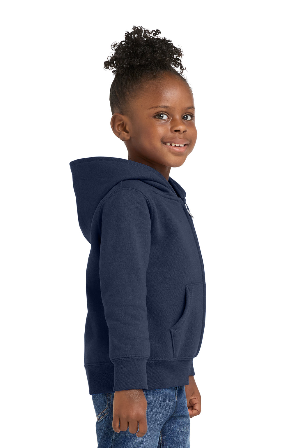 Port & Co™ Toddler Core Fleece Full-Zip Hooded Sweatshirt