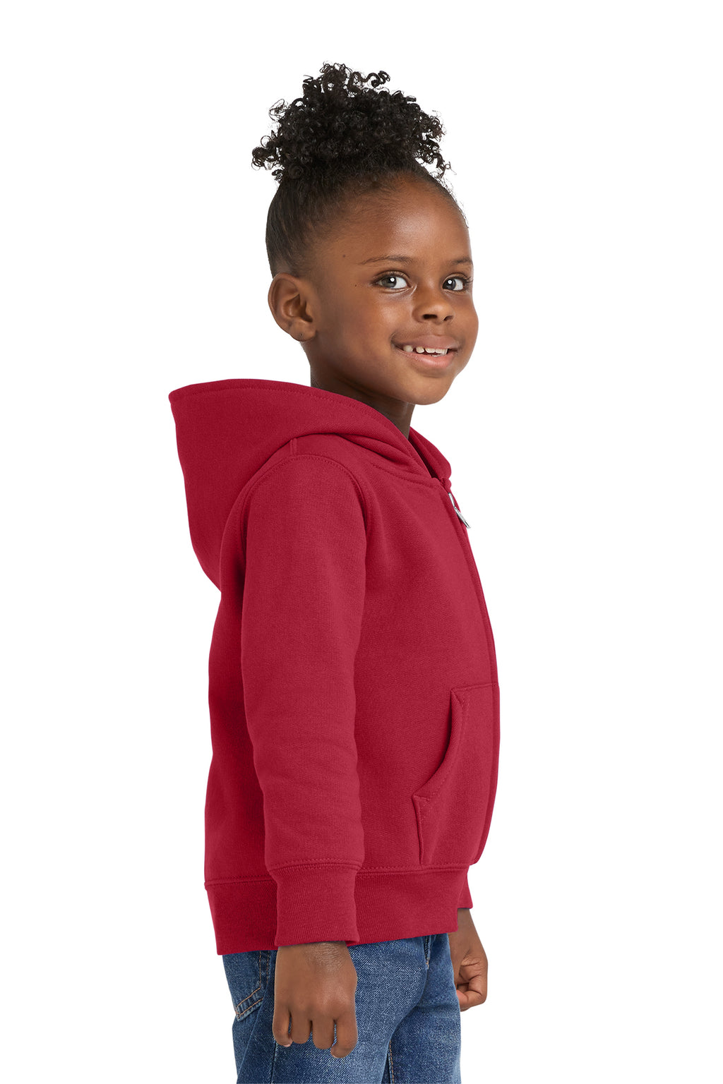 Port & Co™ Toddler Core Fleece Full-Zip Hooded Sweatshirt
