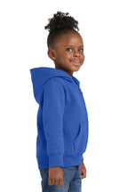 Port & Co™ Toddler Core Fleece Full-Zip Hooded Sweatshirt