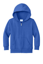 Port & Co™ Toddler Core Fleece Full-Zip Hooded Sweatshirt