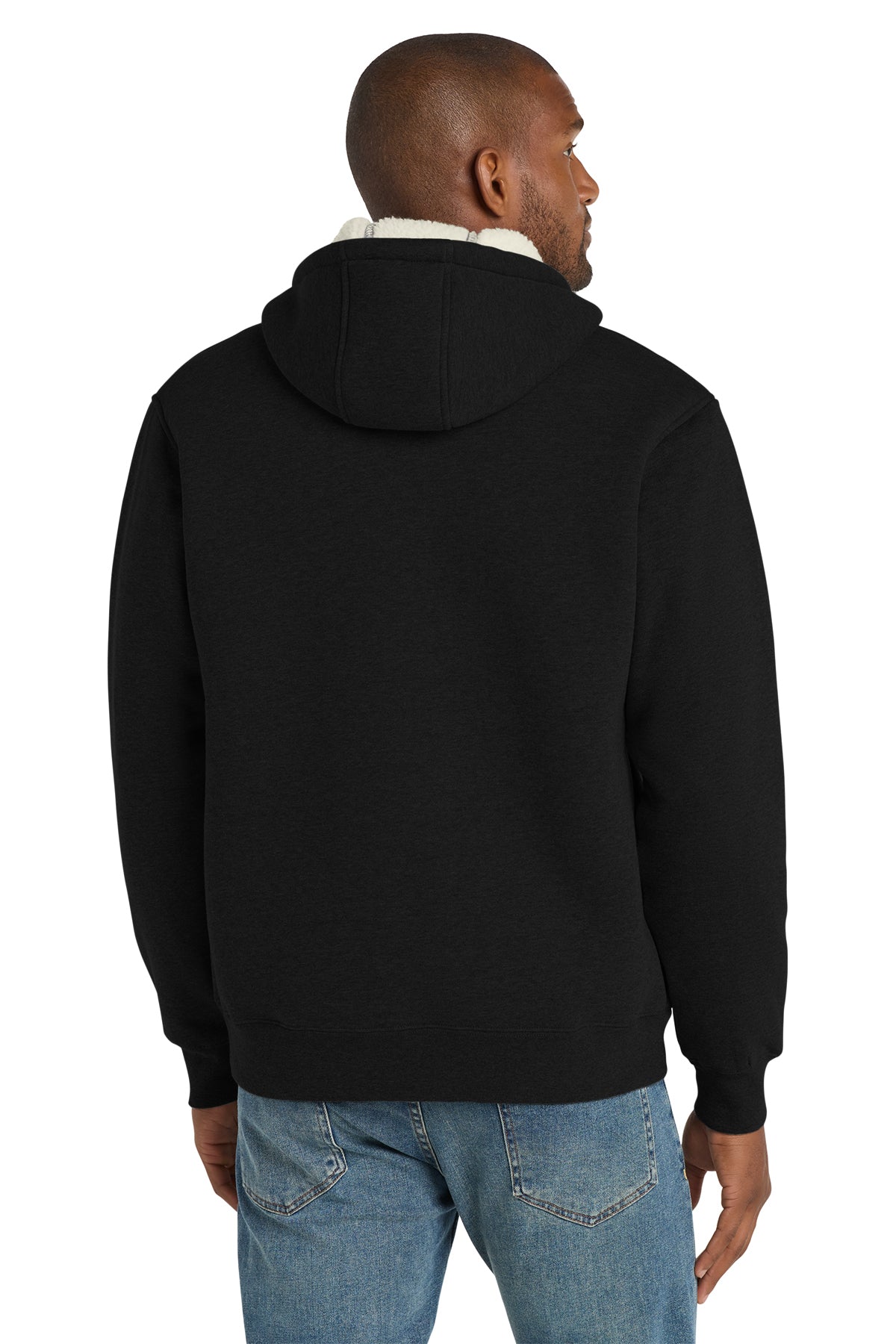 CornerStone® Heavyweight Sherpa-Lined Hooded Fleece Jacket
