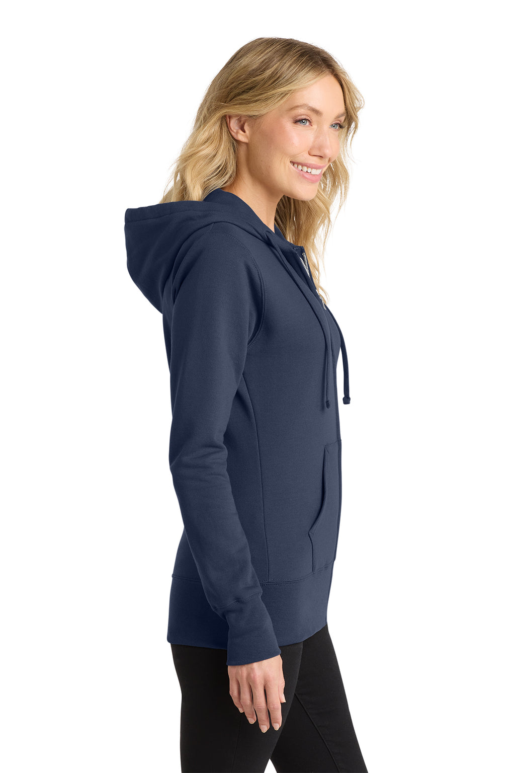 Port & Co™ Women's Core Fleece Full-Zip Hooded Sweatshirt