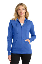 Port & Co™ Women's Core Fleece Full-Zip Hooded Sweatshirt