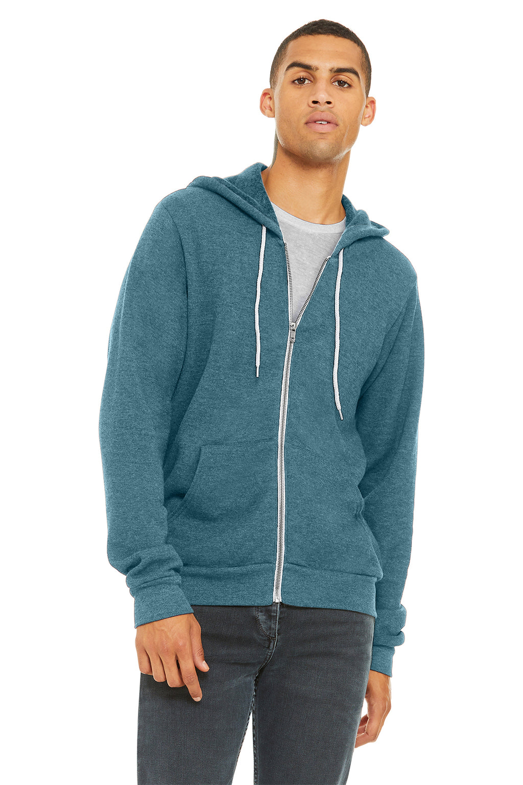 BELLA+CANVAS® Unisex Sponge Fleece Full-Zip Hoodie