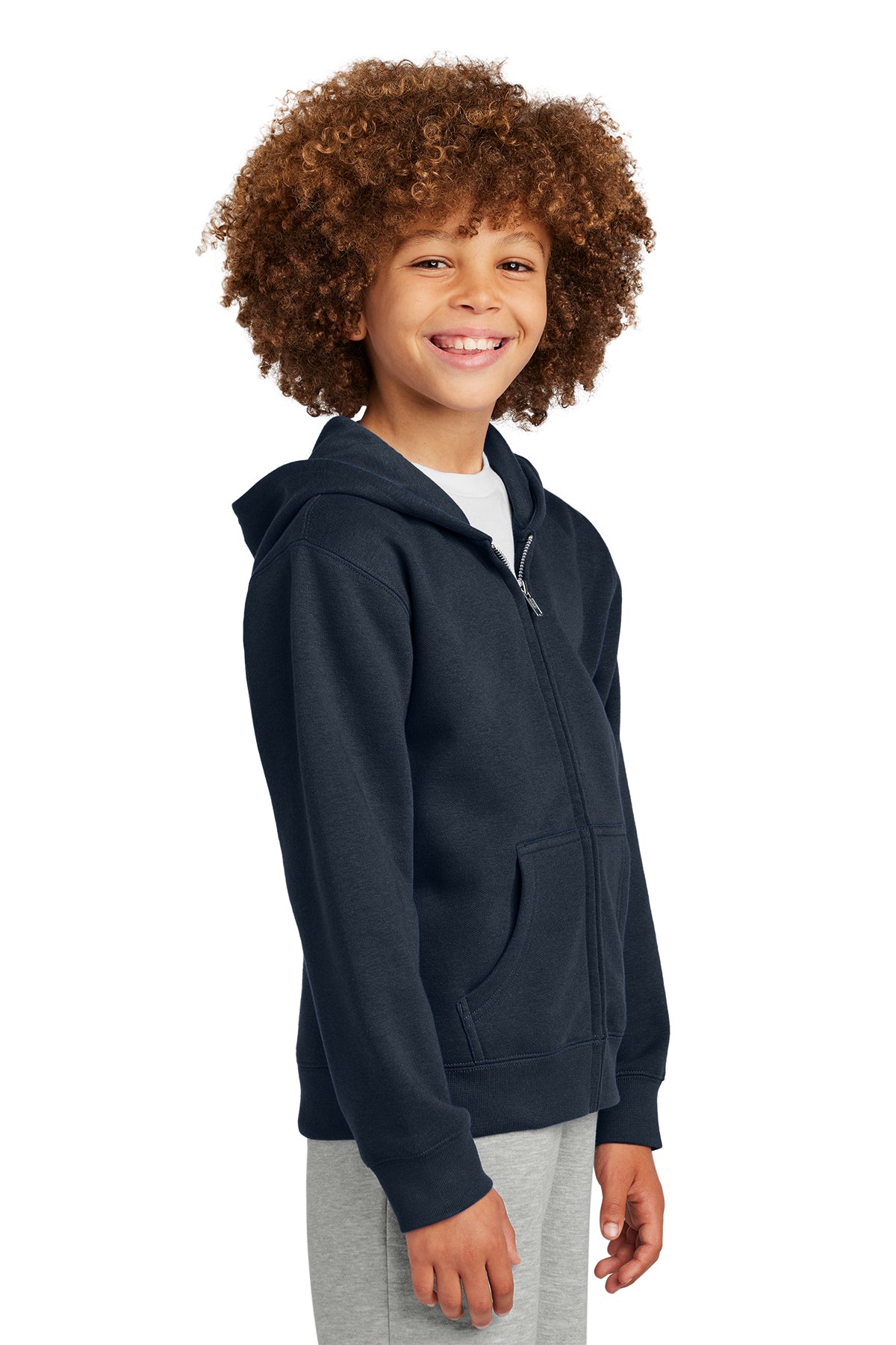 District® Youth V.I.T.™ Fleece Full-Zip Hoodie