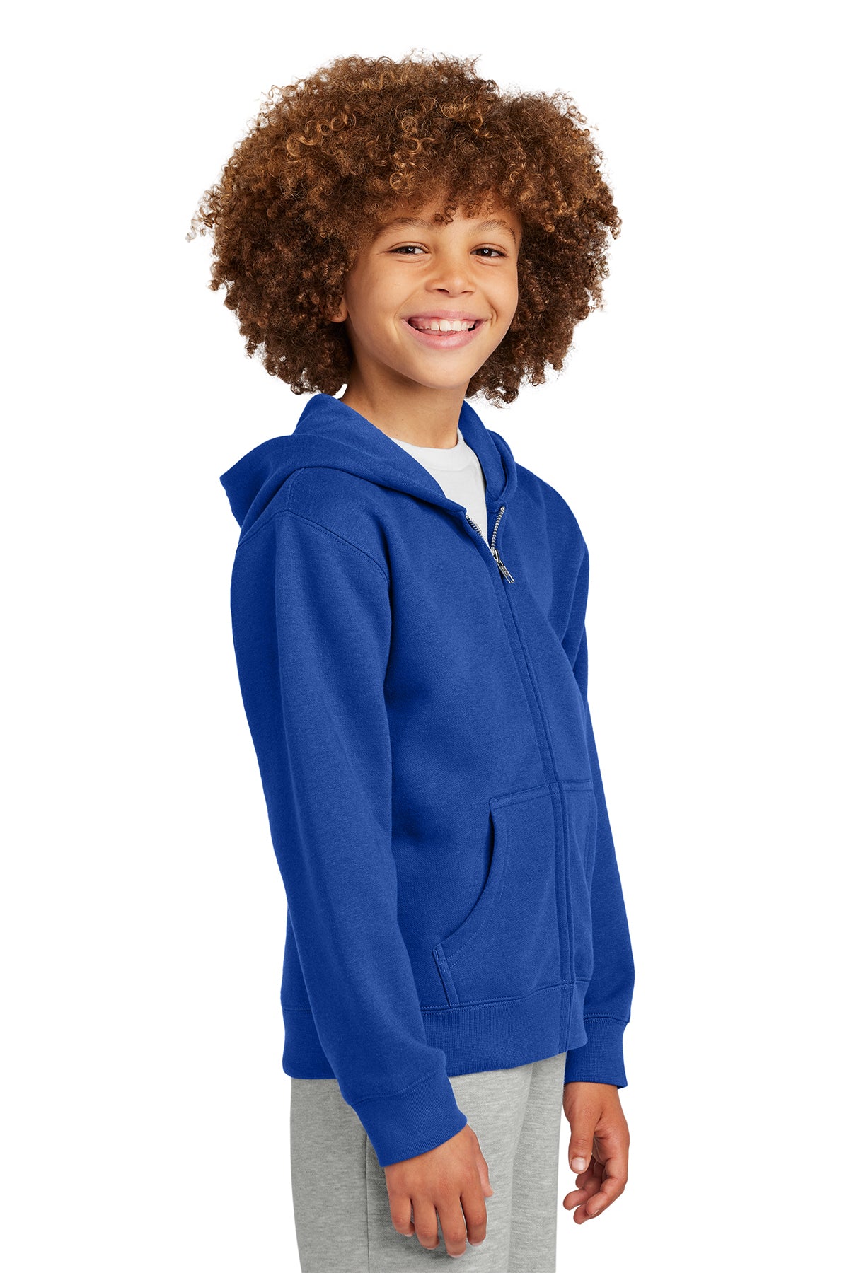 District® Youth V.I.T.™ Fleece Full-Zip Hoodie