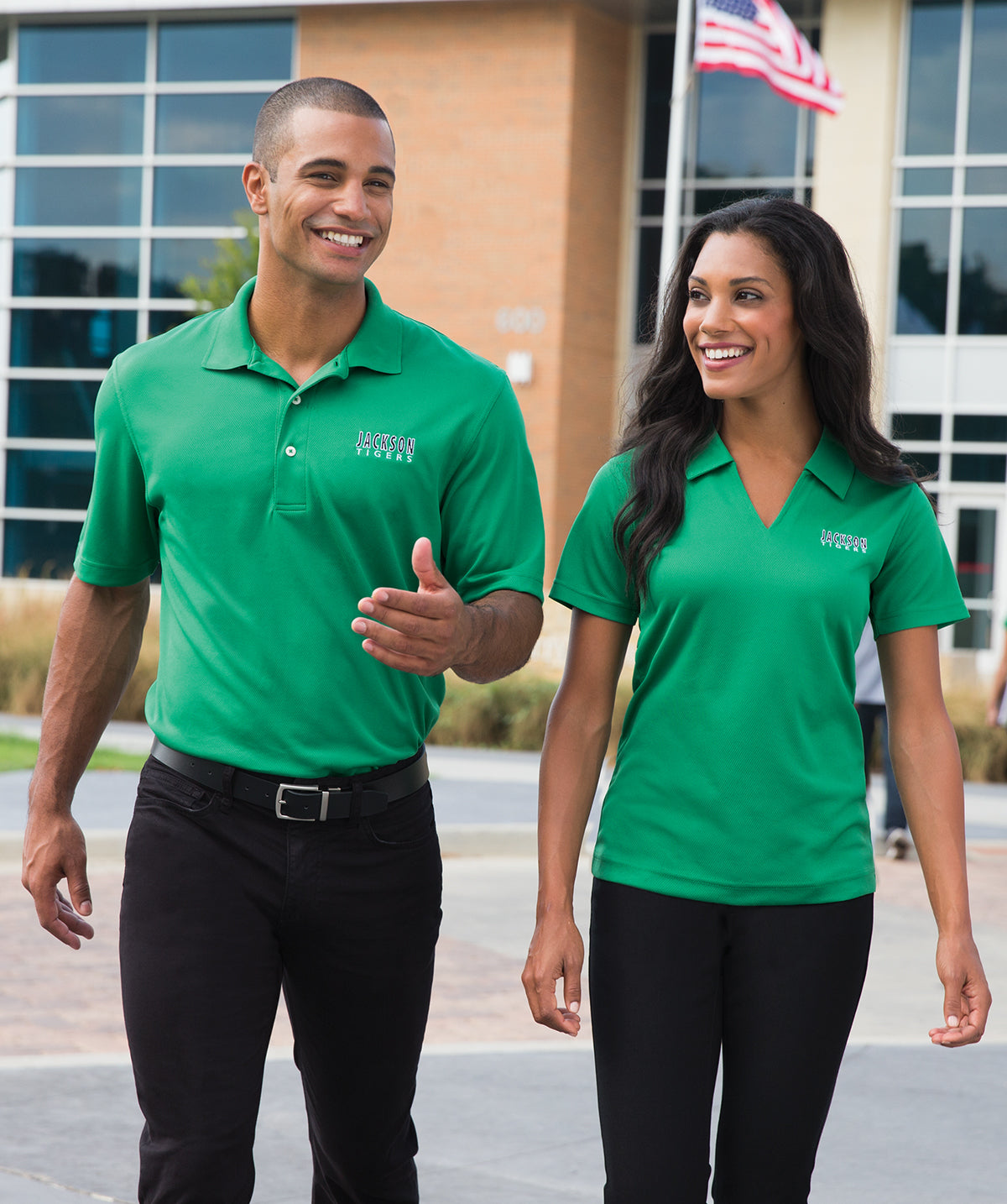 Sport-Tek® Women's Dri-Mesh® V-Neck Polo