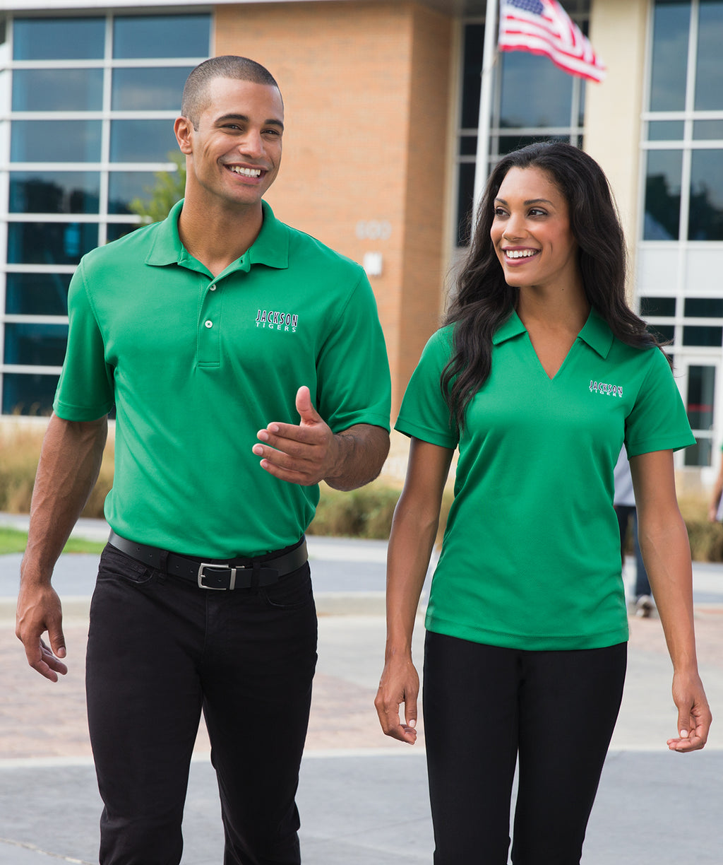 Sport-Tek® Women's Dri-Mesh® V-Neck Polo