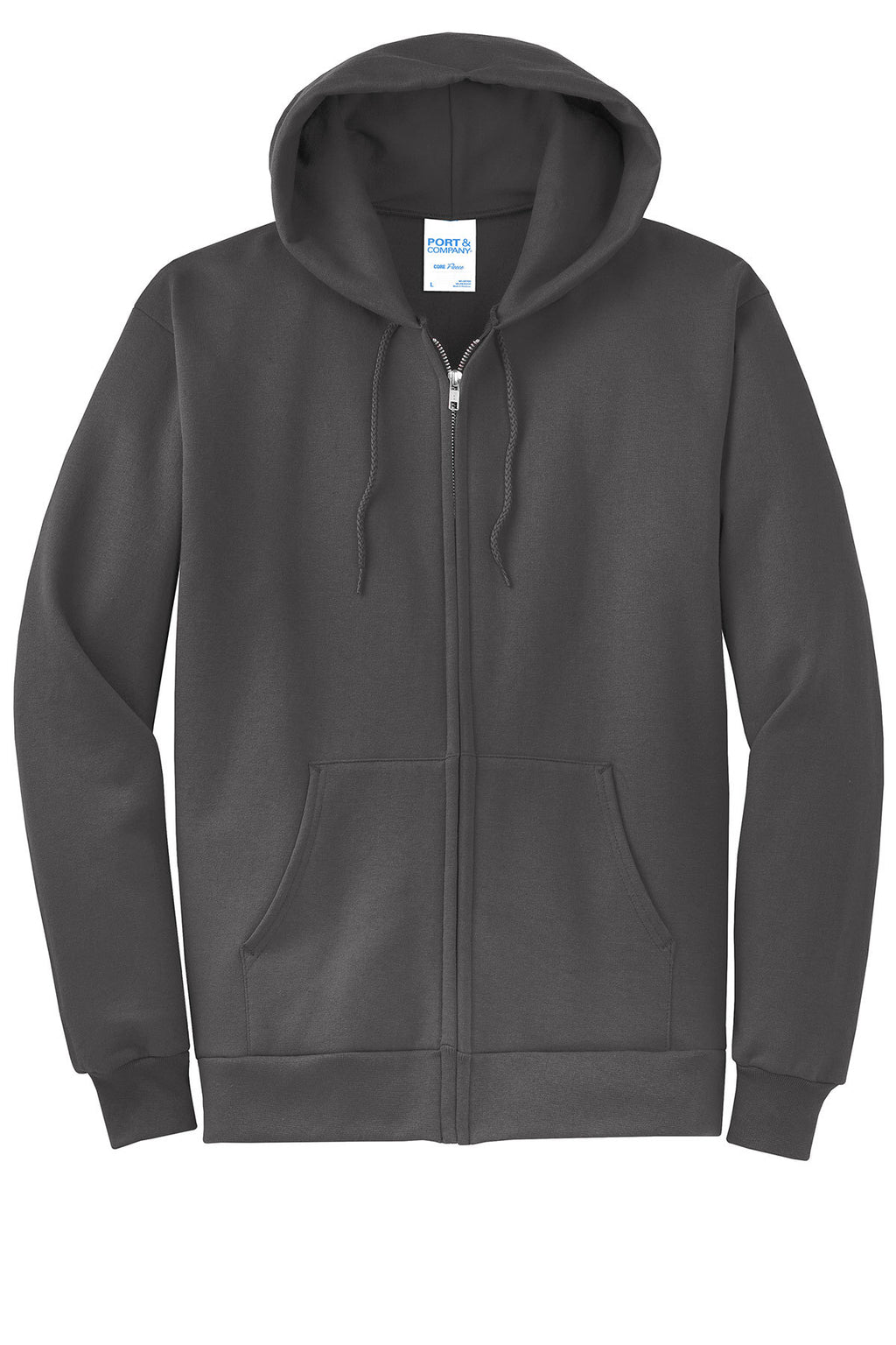 Port & Co™ Core Fleece Full-Zip Hooded Sweatshirt