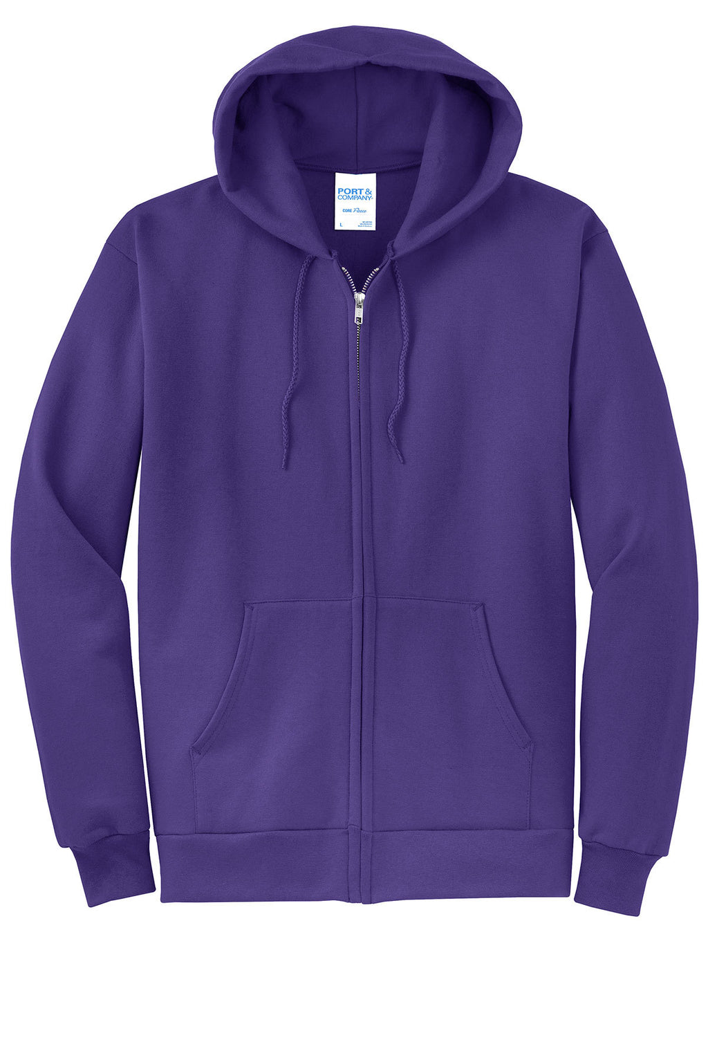 Port & Co™ Core Fleece Full-Zip Hooded Sweatshirt