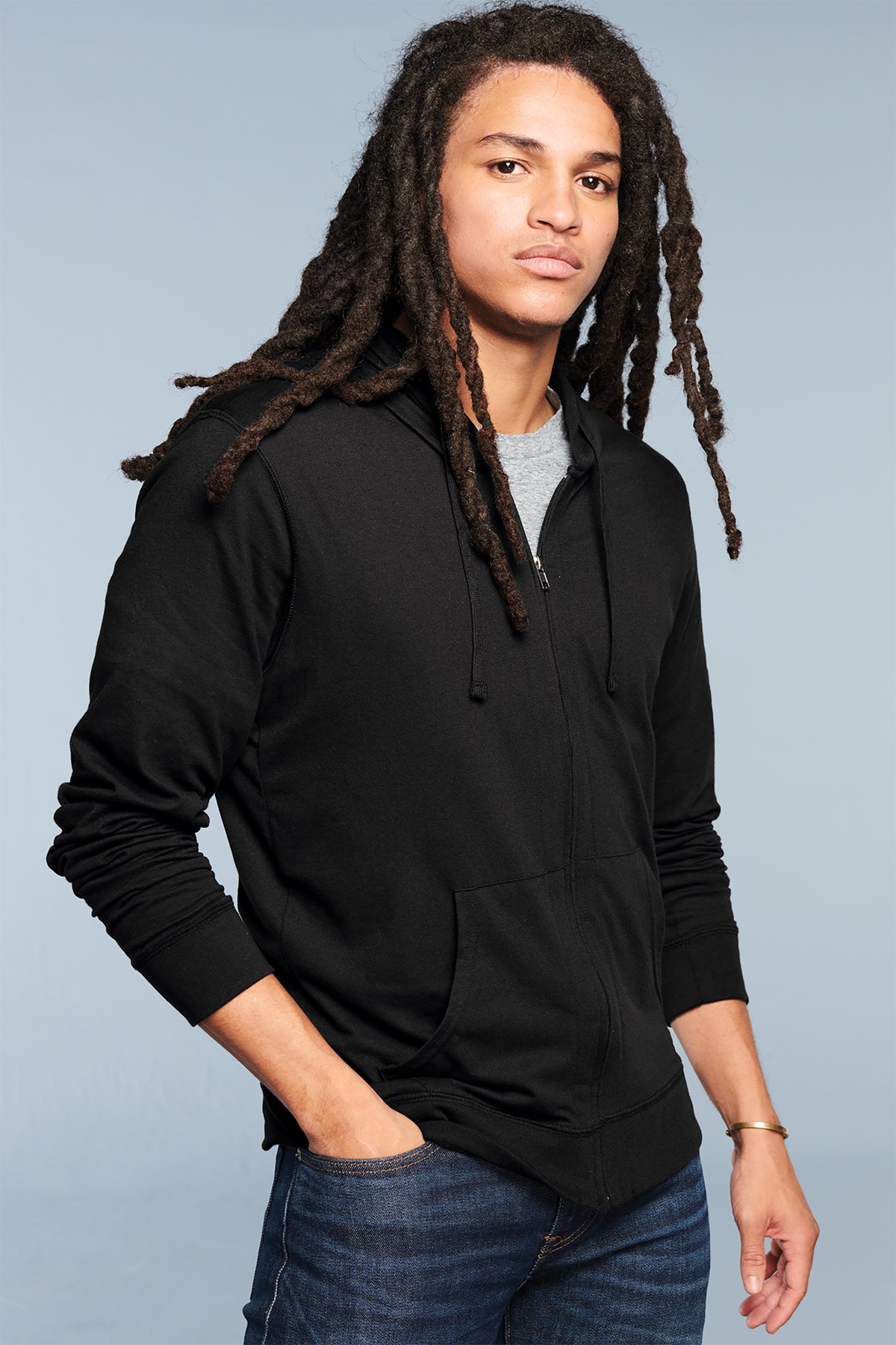 District® Jersey Full-Zip Hoodie