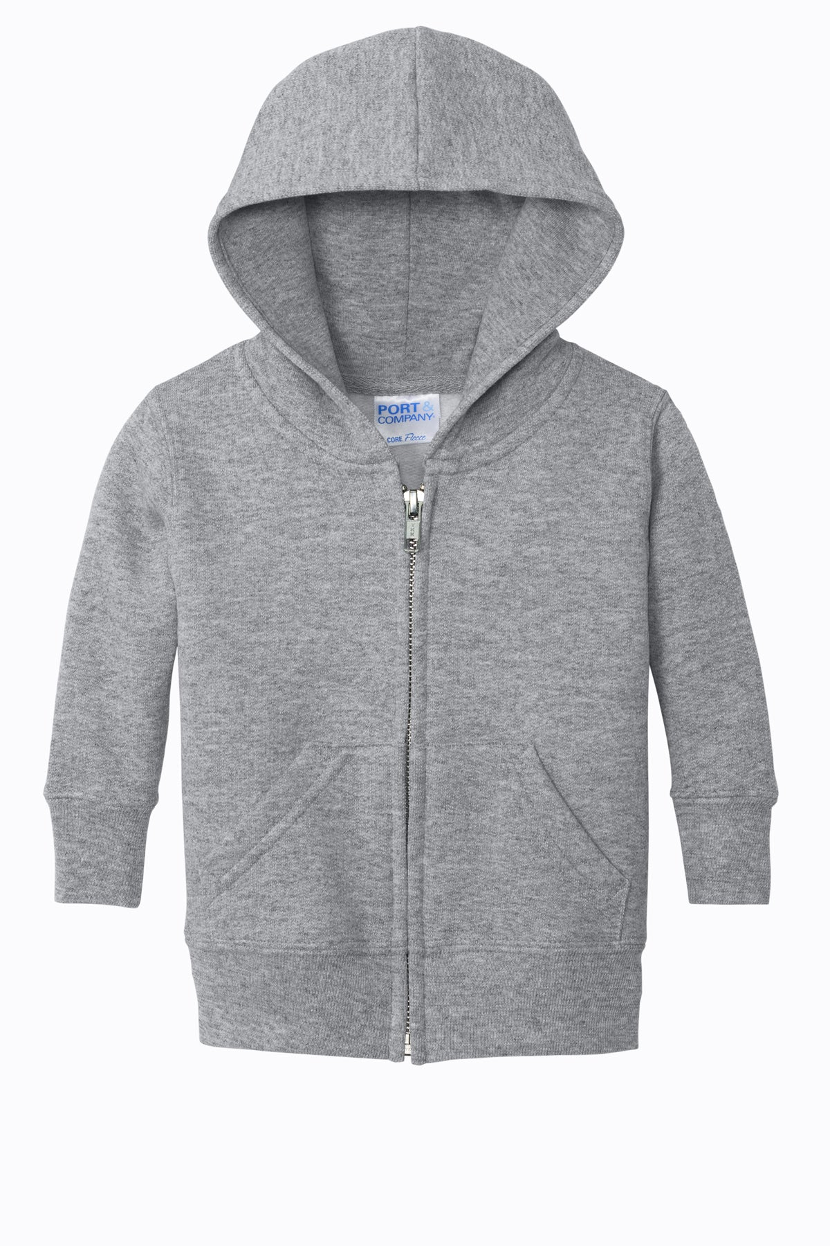 Port & Co™ Infant Core Fleece Full-Zip Hooded Sweatshirt