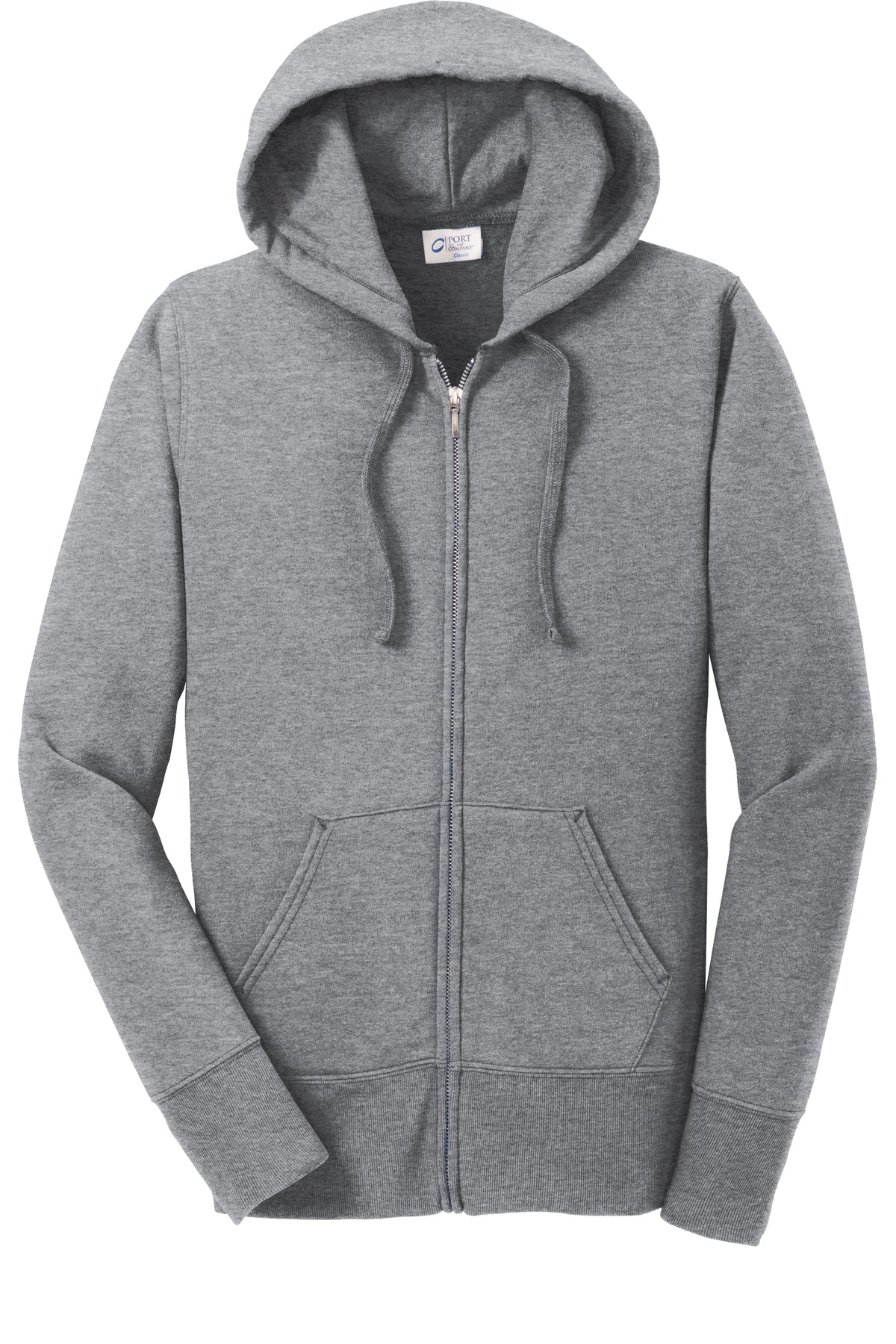 Port & Co™ Women's Core Fleece Full-Zip Hooded Sweatshirt