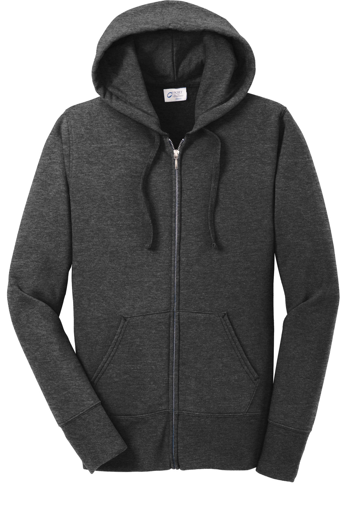 Port & Co™ Women's Core Fleece Full-Zip Hooded Sweatshirt