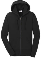 Port & Co™ Women's Core Fleece Full-Zip Hooded Sweatshirt