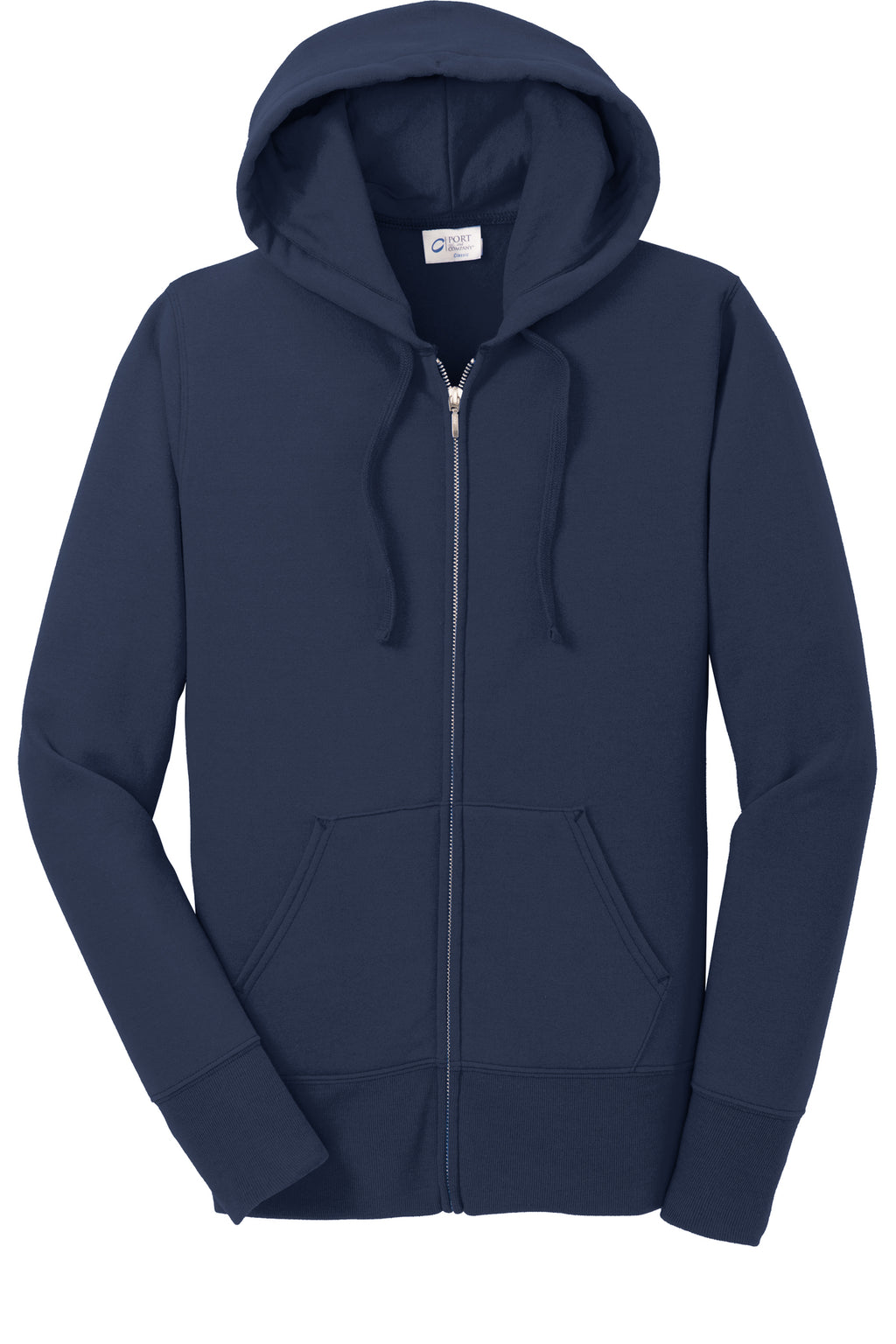 Port & Co™ Women's Core Fleece Full-Zip Hooded Sweatshirt