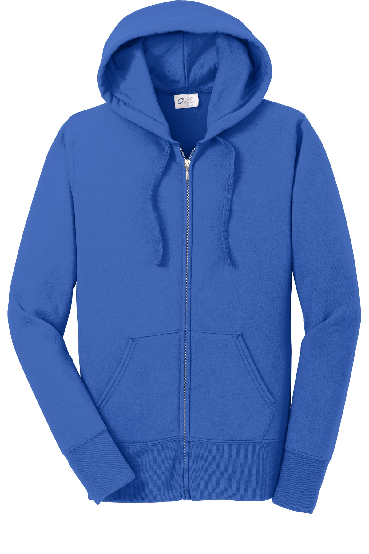 Port & Co™ Women's Core Fleece Full-Zip Hooded Sweatshirt