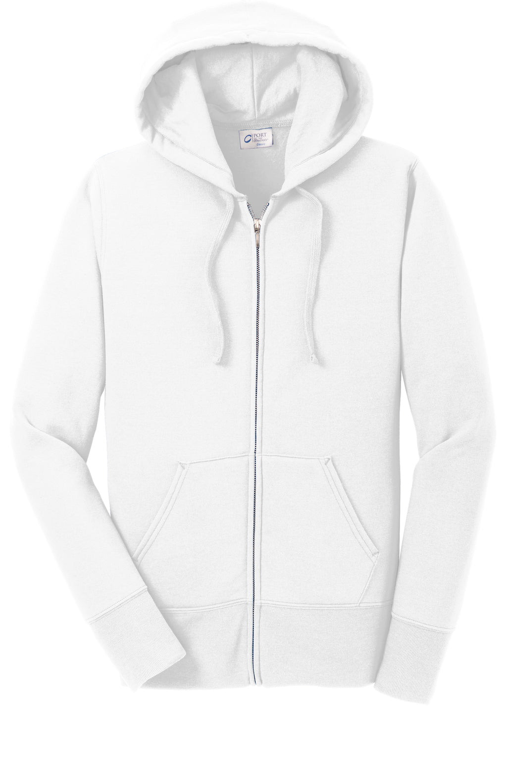 Port & Co™ Women's Core Fleece Full-Zip Hooded Sweatshirt