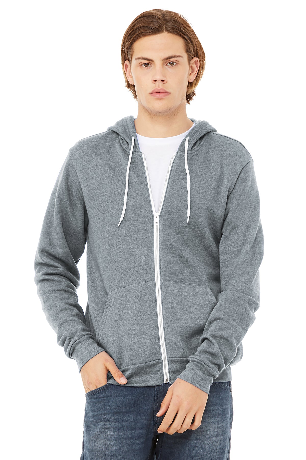 BELLA+CANVAS® Unisex Sponge Fleece Full-Zip Hoodie
