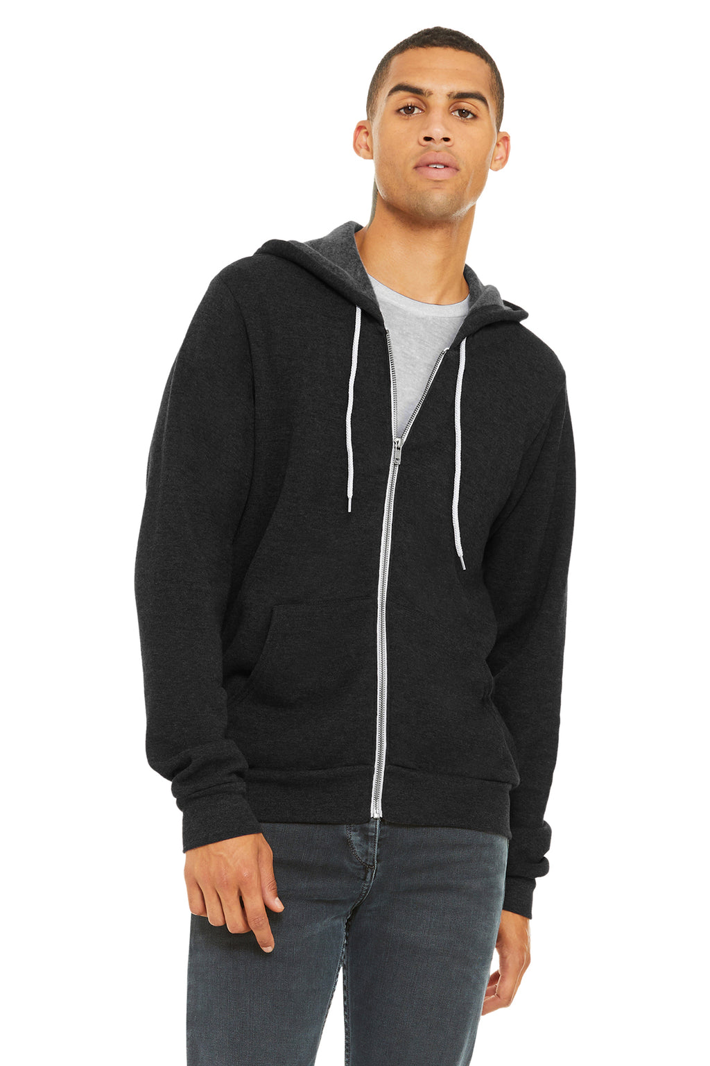 BELLA+CANVAS® Unisex Sponge Fleece Full-Zip Hoodie