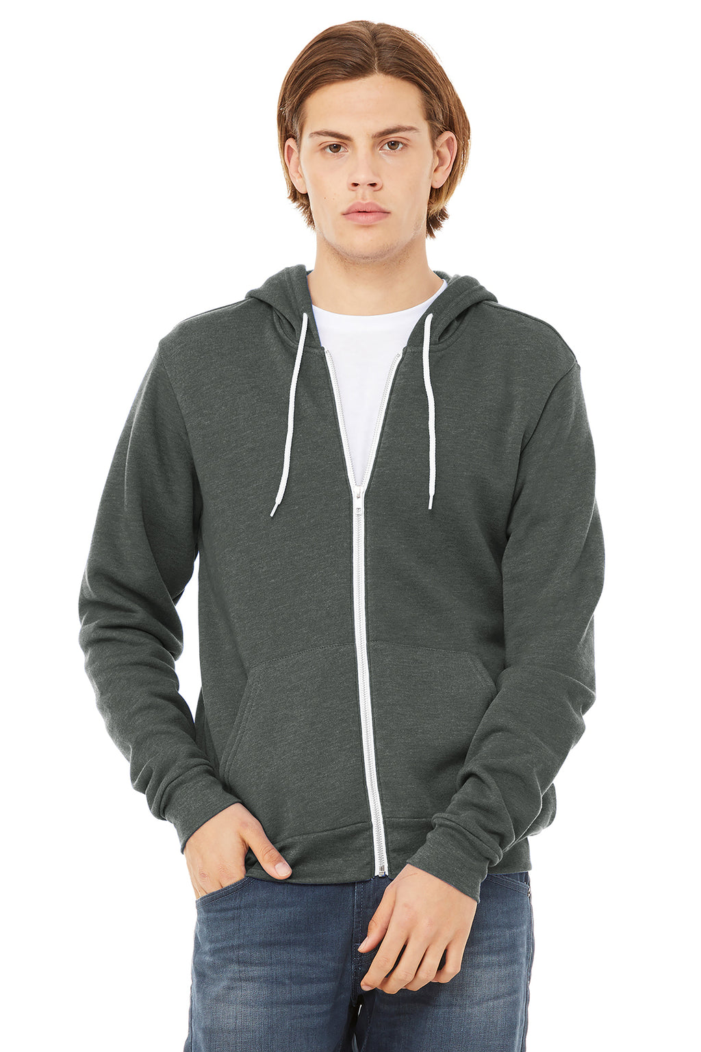 BELLA+CANVAS® Unisex Sponge Fleece Full-Zip Hoodie