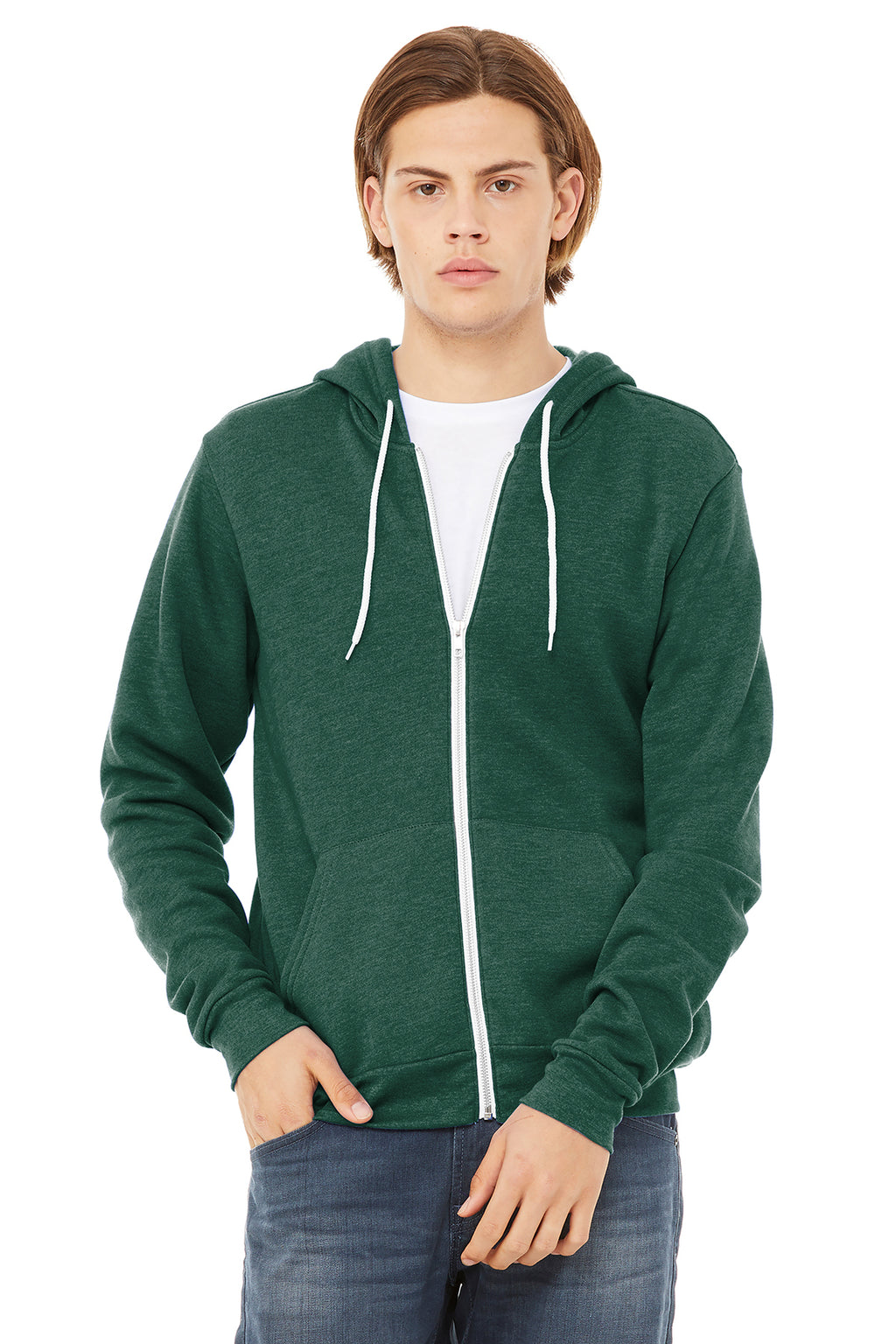 BELLA+CANVAS® Unisex Sponge Fleece Full-Zip Hoodie