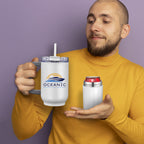 Bernard Two-in-One 21 oz Stainless Steel Travel Mug and Beverage Holder