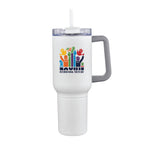 Bernard Two-in-One 21 oz Stainless Steel Travel Mug and Beverage Holder