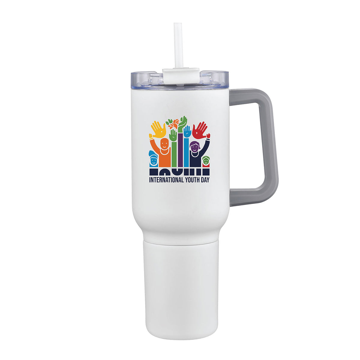 Bernard Two-in-One 21 oz Stainless Steel Travel Mug and Beverage Holder