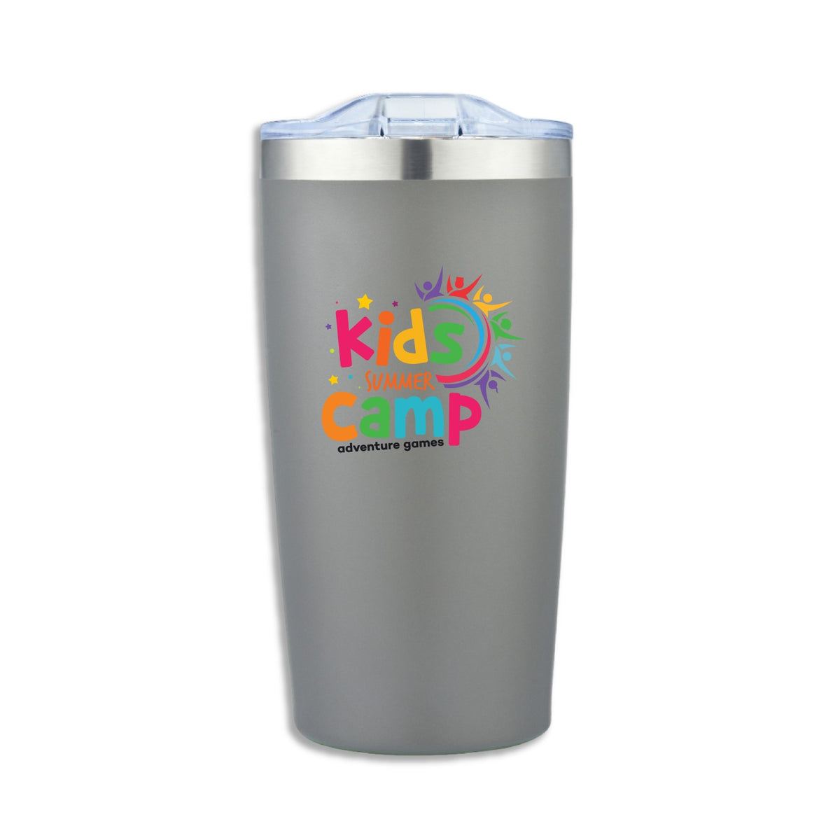 Frosted Sip-N-Go 20 oz Stainless Steel Tumbler