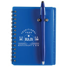 Jothaven 4.15 x 5.5  Translucent Plastic Spiral Journal with Pen