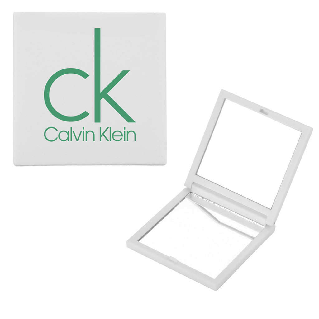 Mini Reflect Square Rubberized Folding Compact Mirror