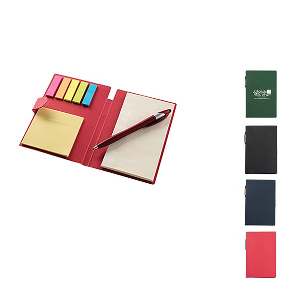 Write-Mate 4 x 6  Cardboard Memo Book with Pen - Unlined
